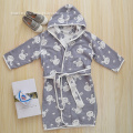 Cute Robes Hooded Boys Bathrobe Terry Cloth Bathrobe